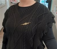 Spilla Guerretta Gioielli Donna SPILLA ORO E PIETRE NATURALI in Oro giallo Zaffiro GUERR156 - GUERR156